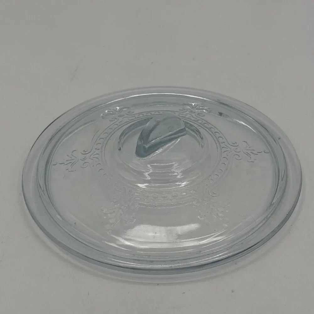 Vintage Fire King Sapphire Blue Philbe Individual Casserole Replacement Lid Only
